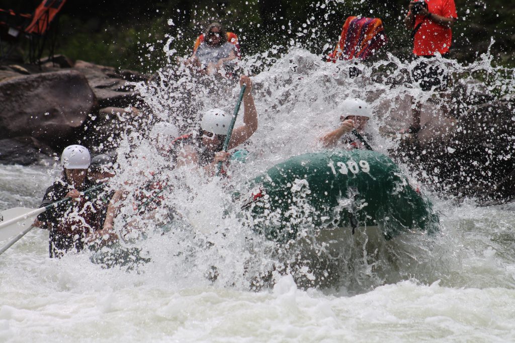 First on our list of dangerous sports is whitewater rafting,