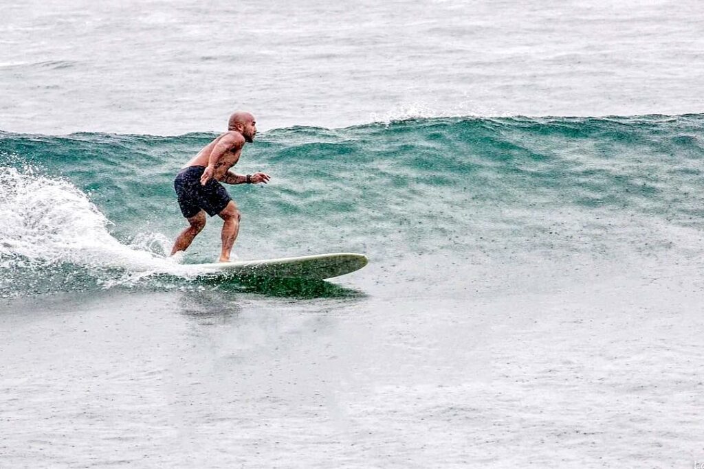 Behind the thrill of surfing is a good cardio workout