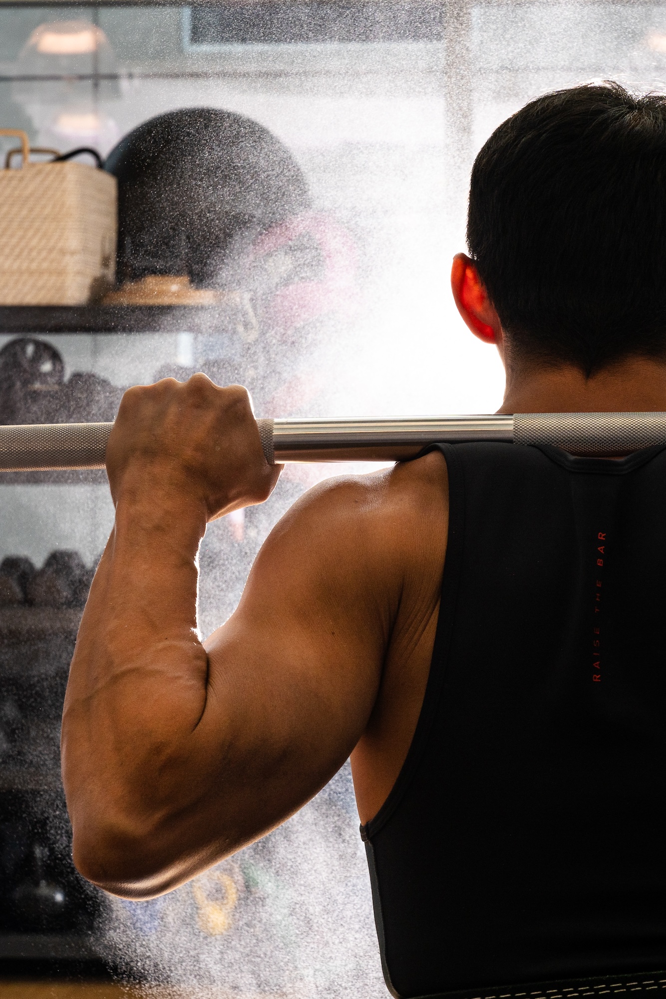 Regie Ramirez training
